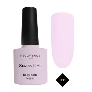 Peggy Sage Xpress Gel, żel, top i baza 3w1 do paznokci, baby pink, 7ml