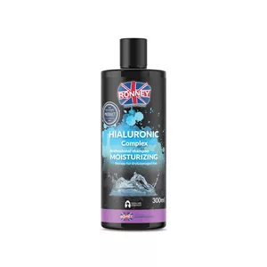 Ronney Professional Shampoo Hialuronic Complex Moinsturizing, Szampon nawilżający do włosów suchych i zniszczonych 300ml