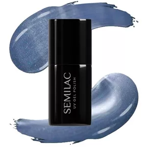 Semilac Gloss Gala, lakier hybrydowy, 665 Blueberry Gloss, 7ml