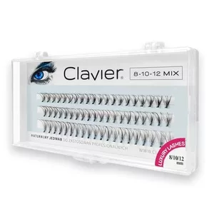 Clavier Classic kępki rzęs Mix 8/10/12mm