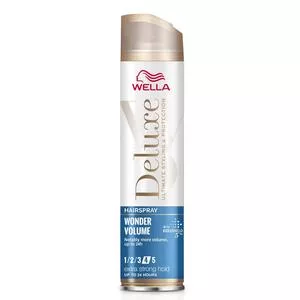 Wella Deluxe Wonder Volume, ekstra mocny lakier do włosów, 250ml
