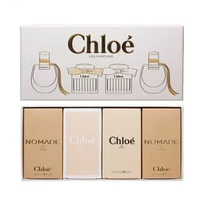 Chloe Les Parfums zestaw Nomade woda toaletowa 5ml + Rose Tangerine woda toaletowa 5ml + Chloe woda perfumowana 5ml + Nomade woda perfumowana 5ml (W)