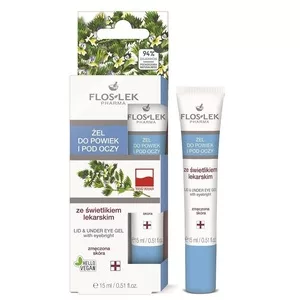 FlosLek Żel do powiek i pod oczy ze świetlikiem lekarskim 15ml
