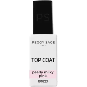 Peggy Sage, top hybrydowy, pearly milky pink, 11ml