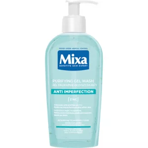 Mixa Przeciw niedoskonałościom, żel do mycia twarzy przeciw niedoskonałościom, 200ml