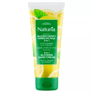 Joanna Naturia Glicerynowy krem do rąk 3 w 1 z wyciągiem z cytryny 100 g