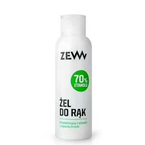 ZEW for Men, antybakteryjny żel do rąk 70% z aloesem, 100ml
