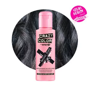 Crazy Color, toner odżywczy do włosów, Natural Black - czarny, nr 032, 100ml