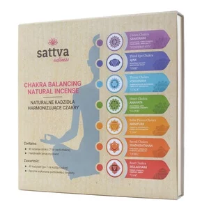 Sattva Chakra Balancing Natural Incense naturalne kadzidła harmonizujące czakry 49szt