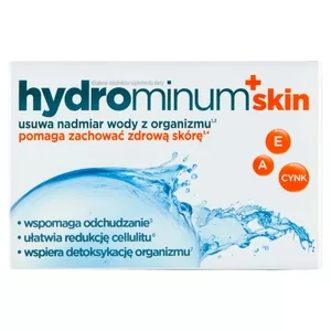 Hydrominum Skin suplement diety usuwający nadmiar wody z organizmu oraz pomagający zachować zdrową skórę 30 tabletek