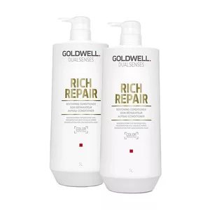 Goldwell Dualsenses Rich Repair, zestaw XL odbudowujący, szampon + odżywka