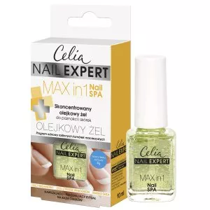 Celia Nail Expert Max In 1 Nail SPA skoncentrowany olejkowy żel do paznokci i skórek 10ml
