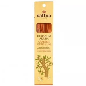 Sattva Natural Indian Incense naturalne indyjskie kadzidełko Olibanum Arabia 15szt