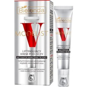 Bielenda V-Modelist, liftingujący krem pod oczy - aktywator nawilżenia i blasku, 15ml