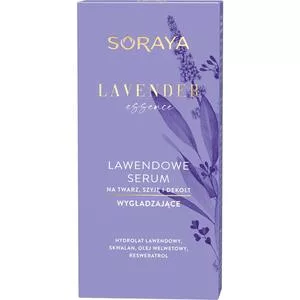 Soraya Lavender Essence, Lawendowe serum wygładzające na twarz, szyję i dekolt, 30ml