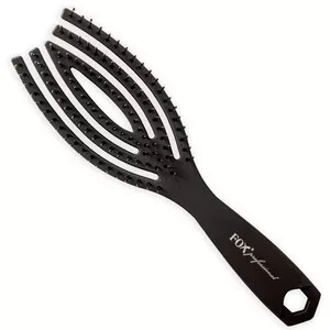 Fox Flex Brush Nylon Black Mat, szczotka do włosów
