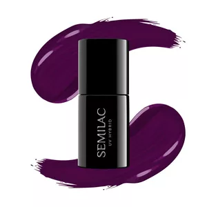 Semilac lakier hybrydowy 015 Plum, 7ml