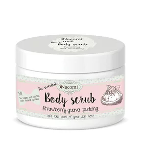 Nacomi, peeling do ciała - Truskawkowy pudding z guawą, 200g