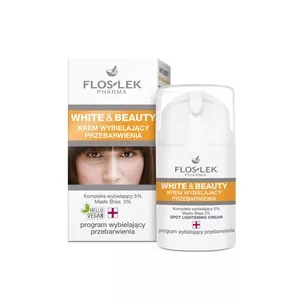 FlosLek White & Beauty krem wybielający przebarwienia 50ml