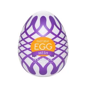 Tenga Easy Beat Egg Mesh jednorazowy masturbator w kształcie jajka
