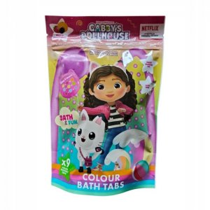 Gabby's Dollhouse Barwniki koloryzujące do kąpieli dla dzieci 9x16g