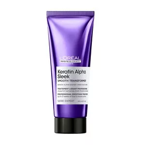 Loreal Keratin Alpha Sleek, kuracja wygładzająca do włosów puszących, 200ml