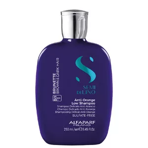 Alfaparf Milano Semi Di Lino Brunette, szampon redukujący pomarańczowe odcienie dla brunetek, 250ml