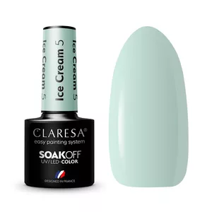 Claresa, Lakier hybrydowy, ICE CREAM 5, 5g