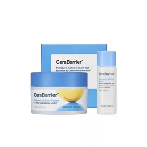 Holika Holika CeraBarrier Moisture Active, zestaw do pielęgnacji twarzy, krem + toner