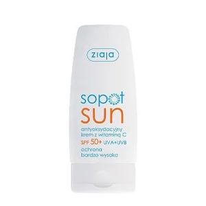 Ziaja Sopot Sun, krem antyoksydacyjny z witaminą C, SPF50, 50ml