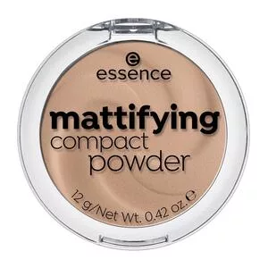 Essence, puder matujący 02 SOFT BEIGE, 12g