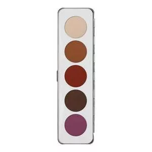 Kryolan, paleta 5 cieni do powiek, 12,5g, Matt