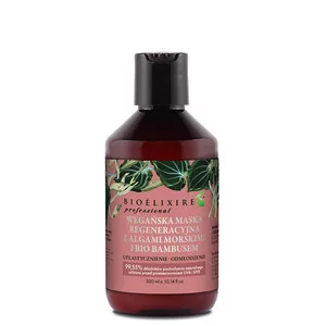 Bioelixire Professional Vegan, maska z bio bambusem i algami morskimi, 300ml