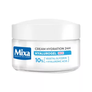 Mixa Hyalurogel, bogaty krem intensywnie nawilżający 24h, 50ml