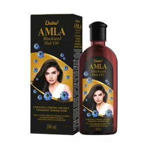 Dabur Amla Blackseed Hair Oil olejek do włosów z organiczną czarnuszką 200ml