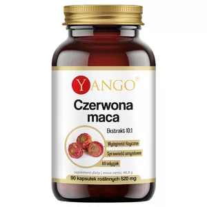 Yango Czerwona maca ekstrakt 10:1 suplement diety 90 kapsułek