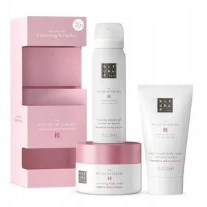Rituals The Ritual of Sakura zestaw prezentowy, pianka pod prysznic + peeling + krem do ciała