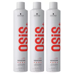 Schwarzkopf OSIS+ Session, lakier bardzo mocno utrwalający fryzurę, wielopak, 3x500ml