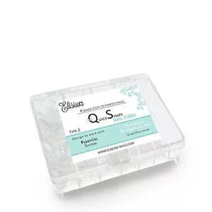Elisium, formy do przedłużania paznokci Quick Shape Nail Form typ 2, 120 szt