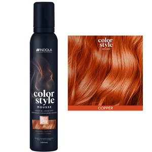 Indola Profession Color Style Mousse, pianka koloryzująca, miedziowy, 200ml