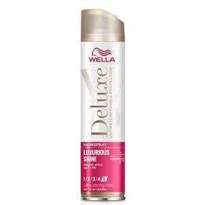 Wella Deluxe Luxurious Shine, ultra mocny lakier do włosów nadający blask, 250ml