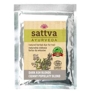 Sattva Natural Herbal Dye for Hair naturalna ziołowa farba do włosów Dark Ash Blonde 10g