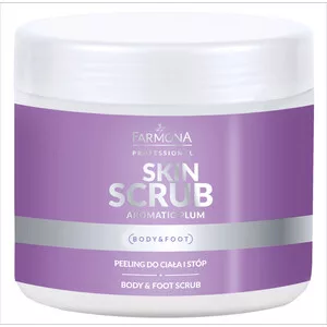 Farmona Professional Skin Scrub, Peeling do ciała i stóp, AROMATIC PLUM, 500g