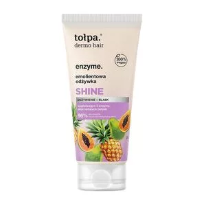 Tołpa Dermo Hair Enzyme, emolientowa odżywka do włosów shine, 200ml