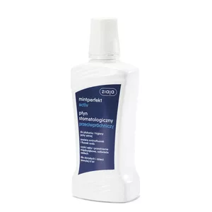 Ziaja Mintperfekt Activ, płyn stomatologiczny, przeciwpróchniczy, 500ml
