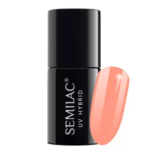 Semilac, lakier hybrydowy, 7ml, 132 Orange Lollipop