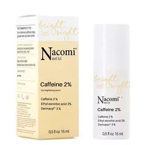 Nacomi Next Level, rozświetlające serum pod oczy z kofeiną 2%, 15ml