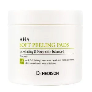 Dr. Hedison AHA Soft Peeling Pads złuszczające płatki do twarzy 70szt