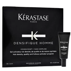 Kerastase Densifique Homme, kuracja kreująca gęstość włosów dla mężczyzn, wcierka, 30x6ml