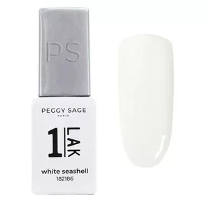 Peggy Sage, One-LAK lakier hybrydowy 3w1, white seashell, 5ml